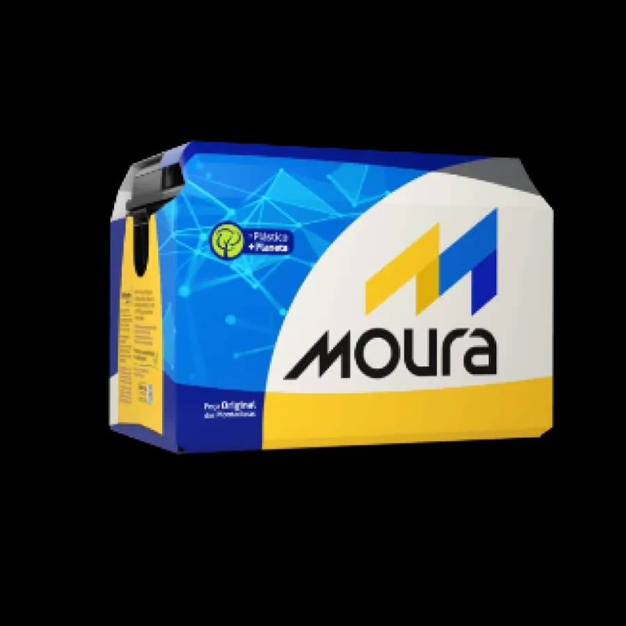 Bateria Moura 60Ah — Montanari Baterias, Patrocínio
